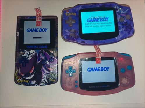 Vernieuwde Nintendo Game Boy Advance Color Retro Gaming Ips, Games en Spelcomputers, Games | Nintendo Game Boy, Zo goed als nieuw
