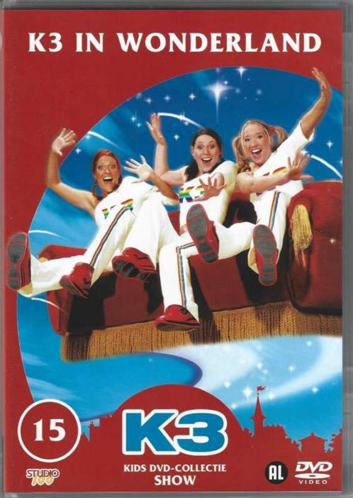 DVD K3 In Wonderland, Cd's en Dvd's, Dvd's | Kinderen en Jeugd, Zo goed als nieuw, Tv non-fictie, Komedie, Alle leeftijden, Ophalen of Verzenden