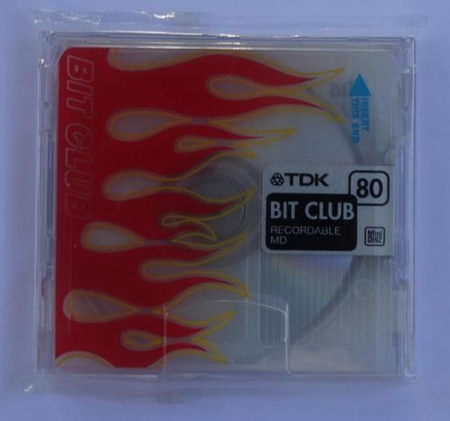 Minidisc TDK BITCLUB 80 - FLAMMES - NEUF et RARE, TV, Hi-fi & Vidéo, Walkman, Discman & Lecteurs de MiniDisc, Lecteur MiniDisc
