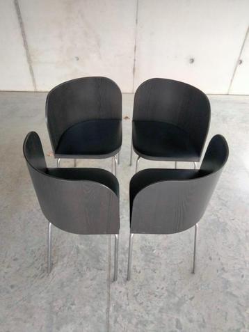 Design stoelen Ikea model Fusion set van 4