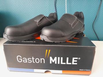Gaston MILLE chaussures de sécurité taille 39 sans lacets