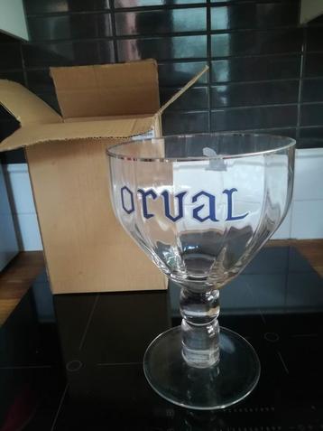 Verre orva 3 litres + bouteille orval 3 litres 