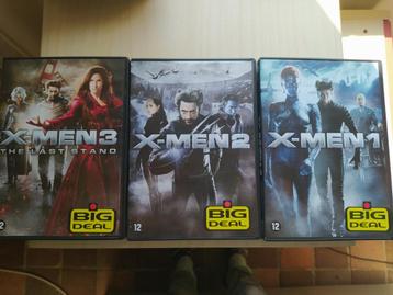 X-men 1,2 en 3  (10 euro samen) 