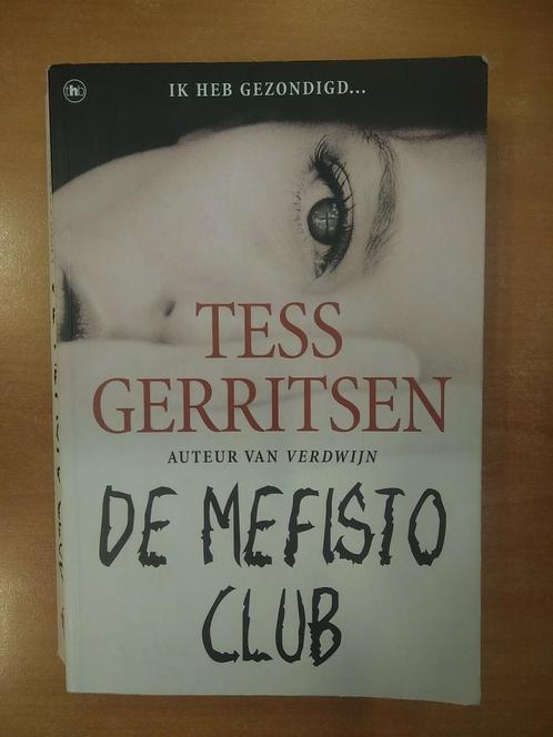 Art. 808 Tess Gerritsen - De Mefisto Club, Livres, Thrillers, Comme neuf, Enlèvement ou Envoi