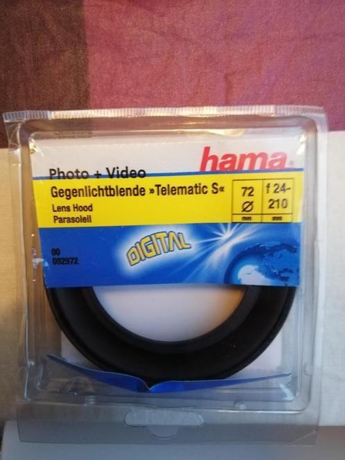zonnekap in rubber, TV, Hi-fi & Vidéo, Photo | Filtres, Comme neuf, Filtre UV, Filtre UV, 70 à 80 mm, Hama, Enlèvement ou Envoi