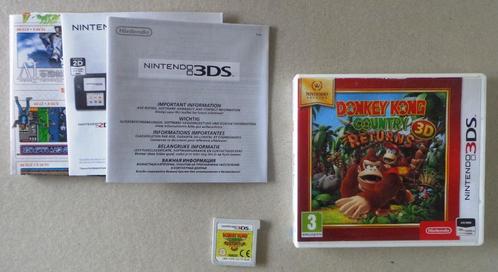 Donkey Kong Country Returns voor de Nintendo 3DS Compleet, Consoles de jeu & Jeux vidéo, Jeux | Nintendo 2DS & 3DS, Comme neuf