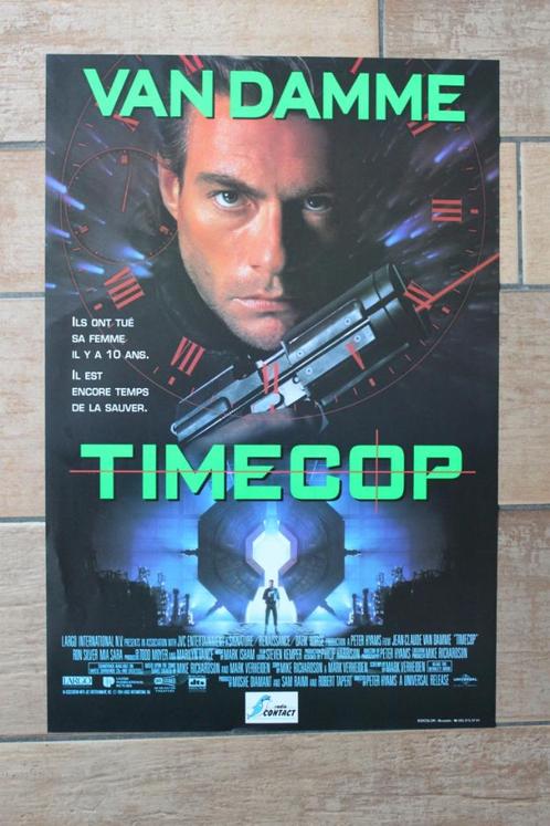 filmaffiche Jean-Claude Van Damme Timecop filmposter, Collections, Posters & Affiches, Comme neuf, Cinéma et TV, A1 jusqu'à A3