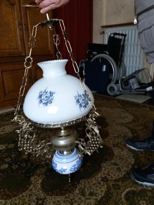 Mooie antieke hanglampen in perfecte staat !, Maison & Meubles, Lampes | Suspensions, Comme neuf, Enlèvement