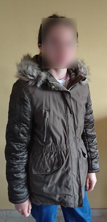 Veste d'hiver brune IKKS fille 12 ans (taille 152)