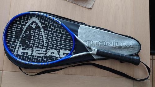 Head TI.S1 Titanium Supreme (Grip L1 - 4 1/8 ) ZGAN, Sport en Fitness, Tennis, Zo goed als nieuw, Racket, Head, L1, Ophalen of Verzenden