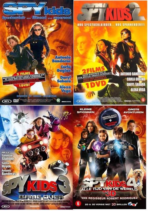Spy Kids Collection 1 - 4 Dvd  4disc Antonio Banderas, CD & DVD, DVD | Aventure, Utilisé, À partir de 6 ans, Enlèvement ou Envoi