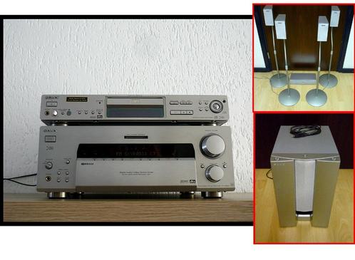 Sony STR DB930QS +Sony DVP S735B dvd/cd speler, TV, Hi-fi & Vidéo, Ensembles home-cinéma, Utilisé, Lecteur DVD, Système 5.1, 70 watts ou plus