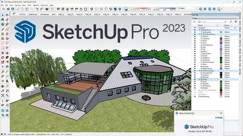 Sketchup pro 2023 officiële versie  met permanente licentie, Computers en Software, Ontwerp- en Bewerkingssoftware, Windows, Ophalen of Verzenden
