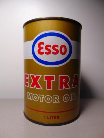 Bidon d'huile moteur Esso Extra 