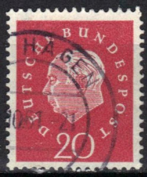 Duitsland Bundespost 1959 - Yvert 175 - Heuss (ST), Timbres & Monnaies, Timbres | Europe | Allemagne, Affranchi, Envoi