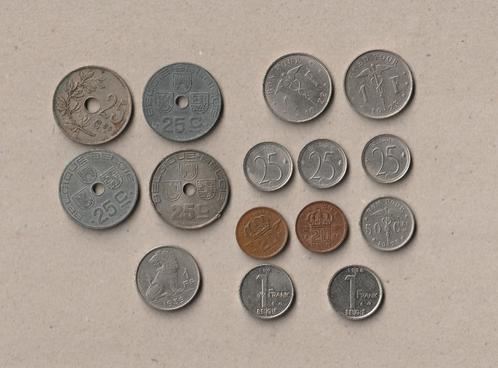 Set de 15 pièces belges (utilsées), Timbres & Monnaies, Monnaies | Belgique, Série, Enlèvement ou Envoi