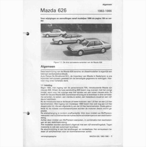 Mazda 626 Vraagbaak losbladig 1983-1986 #1 Nederlands, Boeken, Auto's | Boeken, Gelezen, Mazda, Ophalen of Verzenden