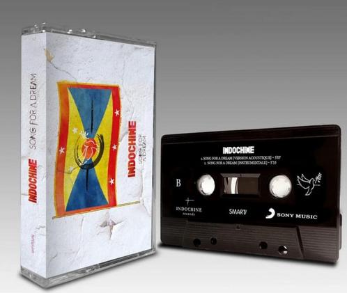 INDOCHINE K7 - SONG FOR A DREAM - NEUF ET SCELLE, CD & DVD, Cassettes audio, Neuf, dans son emballage, Originale, 1 cassette audio