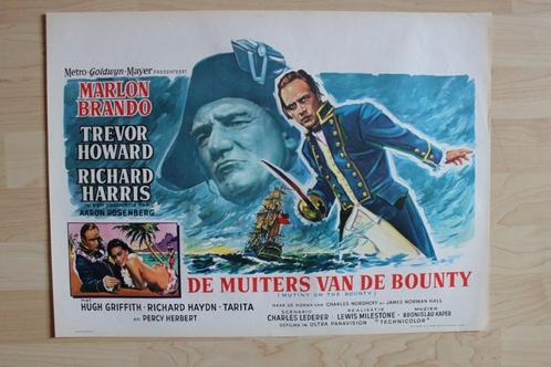 filmaffiche Marlon Brando Mutiny On The Bounty filmposter, Collections, Posters & Affiches, Comme neuf, Cinéma et TV, A1 jusqu'à A3
