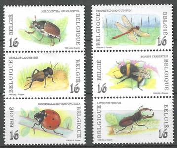 Belgie 1996 - Yvert/OBP 2630-2635 - Insecten (PF)
