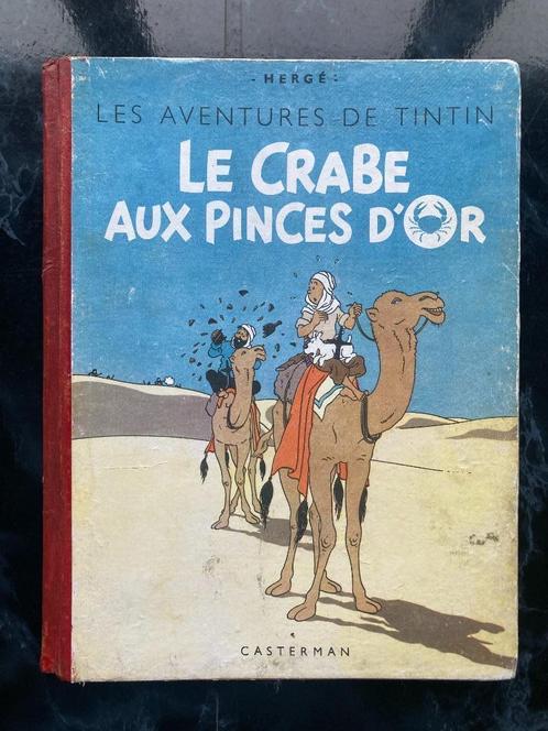 TINTIN - LE CRABE AUX PINCES D'OR - N/B - A18 -1942, Boeken, Stripverhalen, Gelezen, Eén stripboek, Ophalen of Verzenden