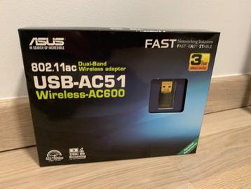 ASUS dual-band netwerkadapter USB-AC600