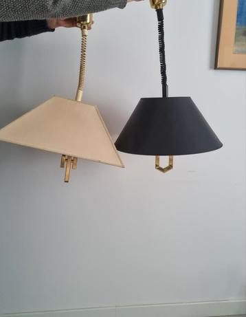 2  lampes suspendues Deknudt 