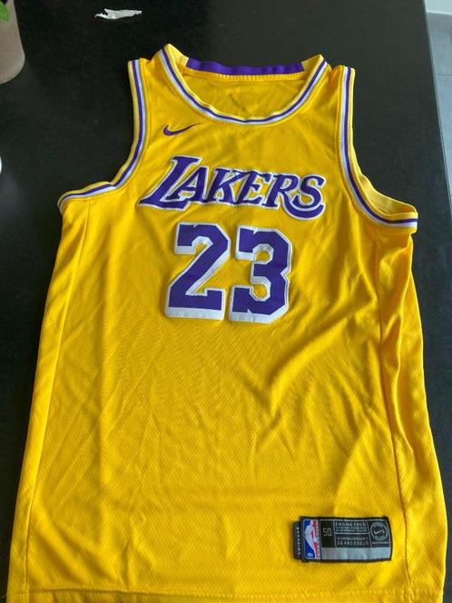 Lebron James Lakers shirt maatje 50, Sports & Fitness, Basket, Utilisé, Vêtements, Enlèvement ou Envoi
