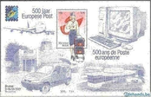 Belgie 2001 - Yvert 2996/OBP 3001 Blok 87/91 - Europese (PF), Timbres & Monnaies, Timbres | Europe | Belgique, Non oblitéré, Europe