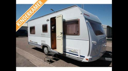 Familie CARAVAN DETHLEFFS Stapelbed + voortent, Caravans en Kamperen, Caravans, Particulier, tot en met 6, 1000 - 1250 kg, Rondzit