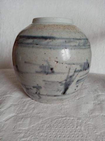 Jar à gingembre porcelaine  Chinoise 19 siècle.1880/12.50cm