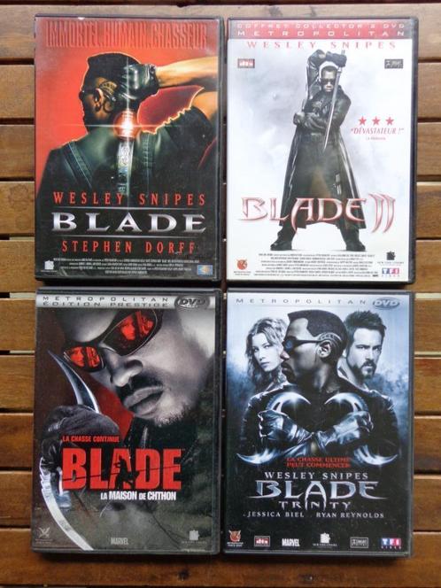 )))  Quadrilogie Blade  //  Wesley Snipes   (((, CD & DVD, DVD | Action, Comme neuf, Action, À partir de 12 ans, Enlèvement ou Envoi