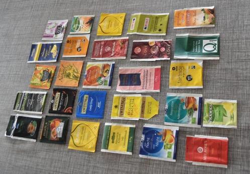 41 sachets de thé différents (2 scans), Hobby & Loisirs créatifs, Sachets de thé, Sachet(s) de thé, Enlèvement ou Envoi