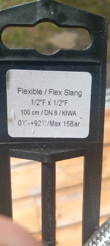 Flexibele slang 1/2"F x 1/2"F 