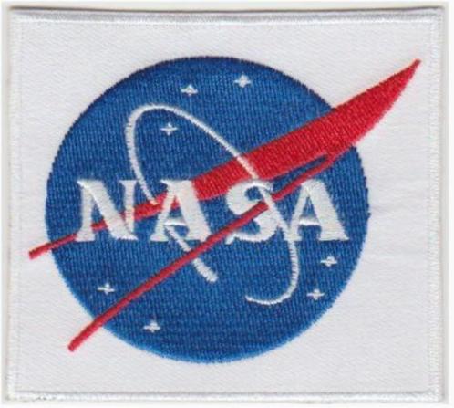 NASA stoffen opstrijk patch embleem #2, Collections, Vêtements & Patrons, Neuf, Envoi