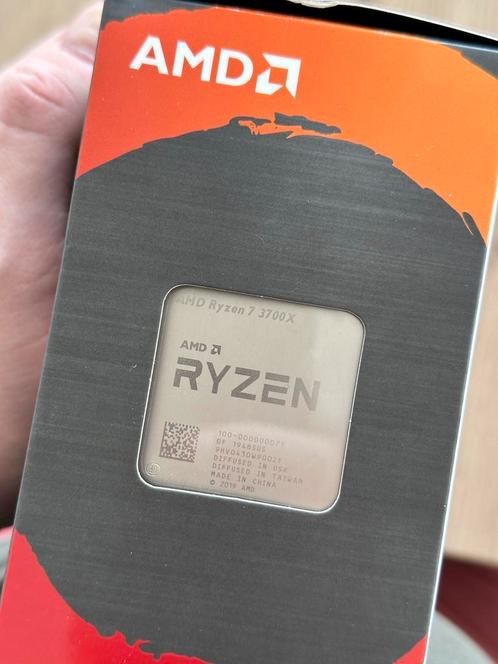 Ryzen 7 3700X met luchtkoeler, Informatique & Logiciels, Processeurs, Comme neuf, Enlèvement ou Envoi