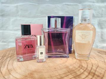 4 parfums voor vrouwen - Jo Malone, Rasasi, Replay, Zara
