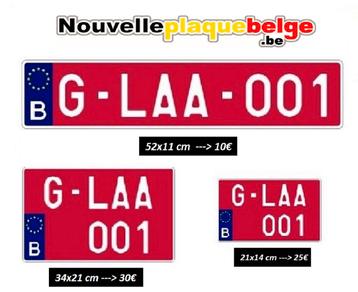 Plaque immatriculation tracteur 