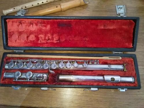 Flûte traversière BUFFET-Crampon-écrin et un archet violon, Muziek en Instrumenten, Blaasinstrumenten | Dwarsfluiten en Piccolo's