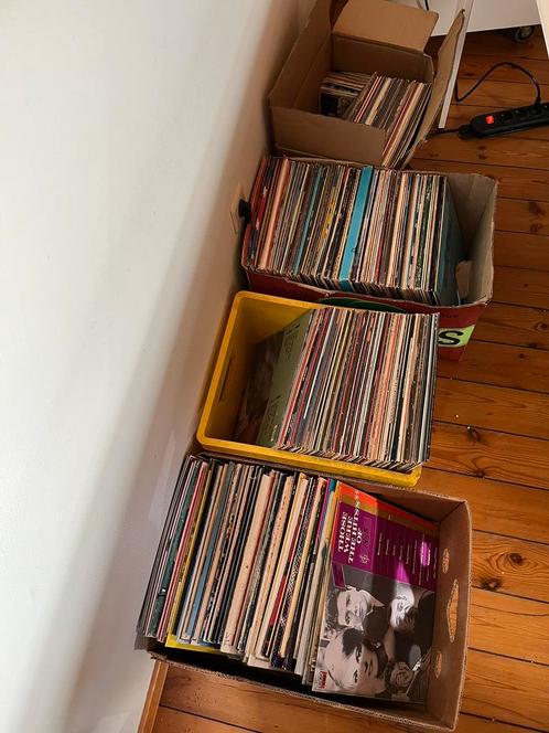 Verzameling oude LPs ca. 250 stuks, CD & DVD, Vinyles | Compilations, Utilisé, Enlèvement