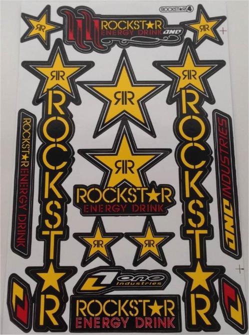 Rockstar stickervel #4, Collections, Autocollants, Neuf, Envoi
