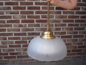 Mat glazen hanglamp