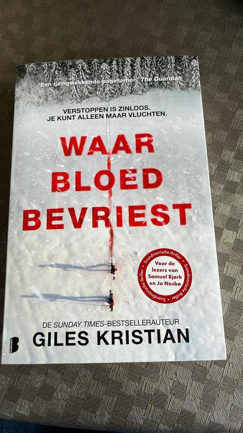 Giles Kristian - Waar bloed bevriest, Livres, Thrillers, Comme neuf, Enlèvement ou Envoi