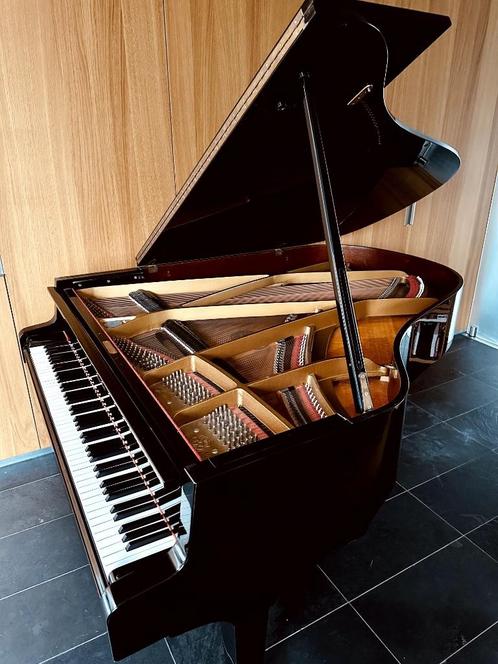 Piano Sauter - made in Germany 1973 - 183cm, Muziek en Instrumenten, Piano's, Gebruikt, Vleugel, Zwart, Hoogglans, Ophalen