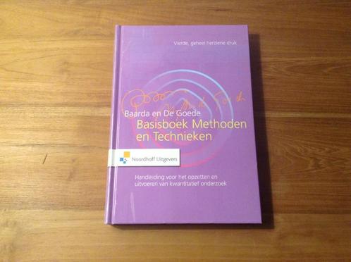 Basisboek Methoden en Technieken, Livres, Livres d'étude & Cours, Utilisé, Enlèvement ou Envoi