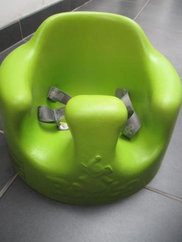 lime bumbo seat stoeltje met gordeltjes, ergonomische zittin