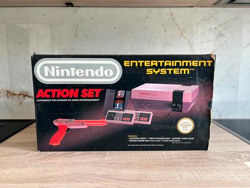 Action Set Nintendo  - pack Duck Hunt / Mario Bros, Consoles de jeu & Jeux vidéo, Consoles de jeu | Nintendo NES, Utilisé, Avec 1 manette