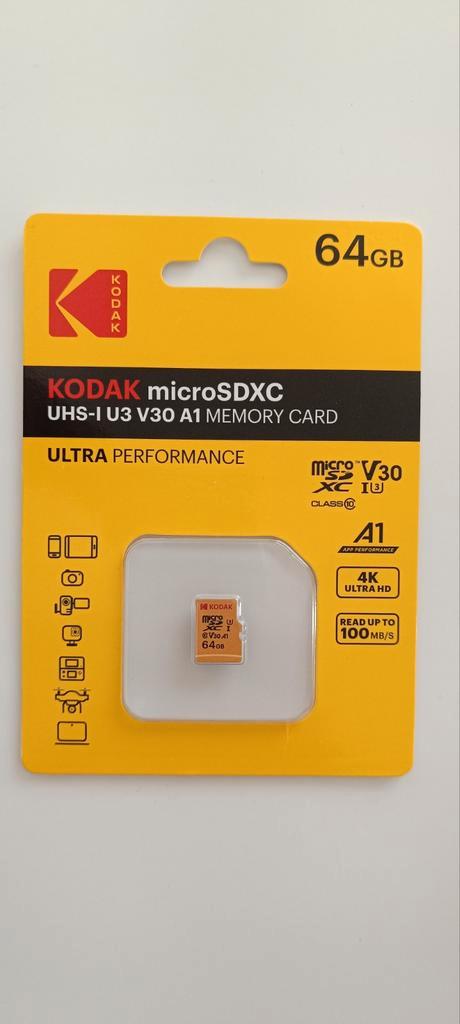 Carte micro SDXC 64 Go LODAK - ORIGINAL, TV, Hi-fi & Vidéo, Photo | Cartes mémoire, Neuf, SDXC, 64 GB, Enlèvement ou Envoi