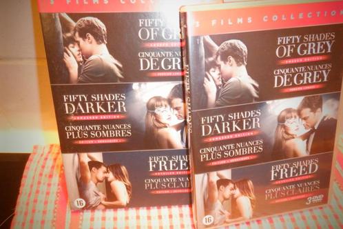 DVD Fifty Shades Of Grey 3 films Collection !, CD & DVD, DVD | Drame, Comme neuf, Drame, Coffret, À partir de 16 ans, Enlèvement ou Envoi