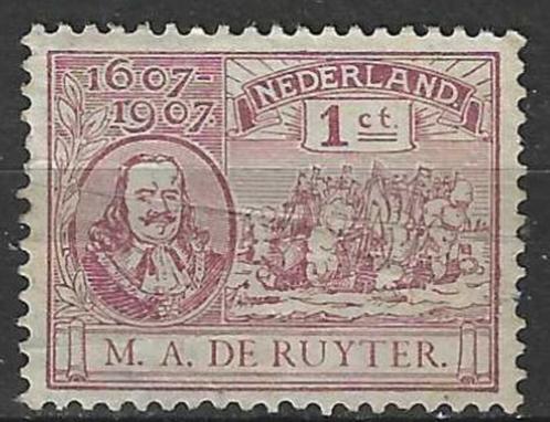 Nederland 1907 - Yvert 74 - Admiraal De Ruyter (PF), Timbres & Monnaies, Timbres | Pays-Bas, Non oblitéré, Envoi